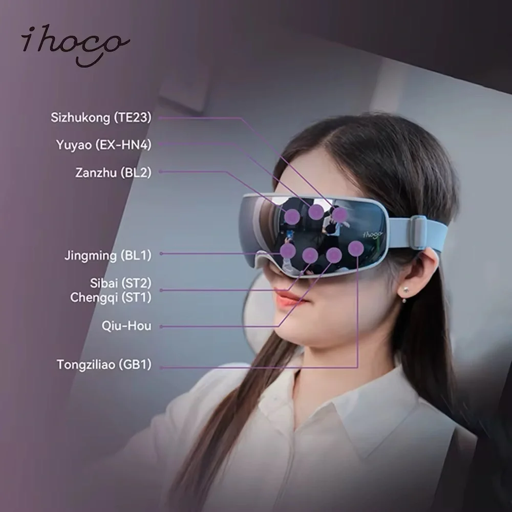 Futuristic Silver Eye Massager